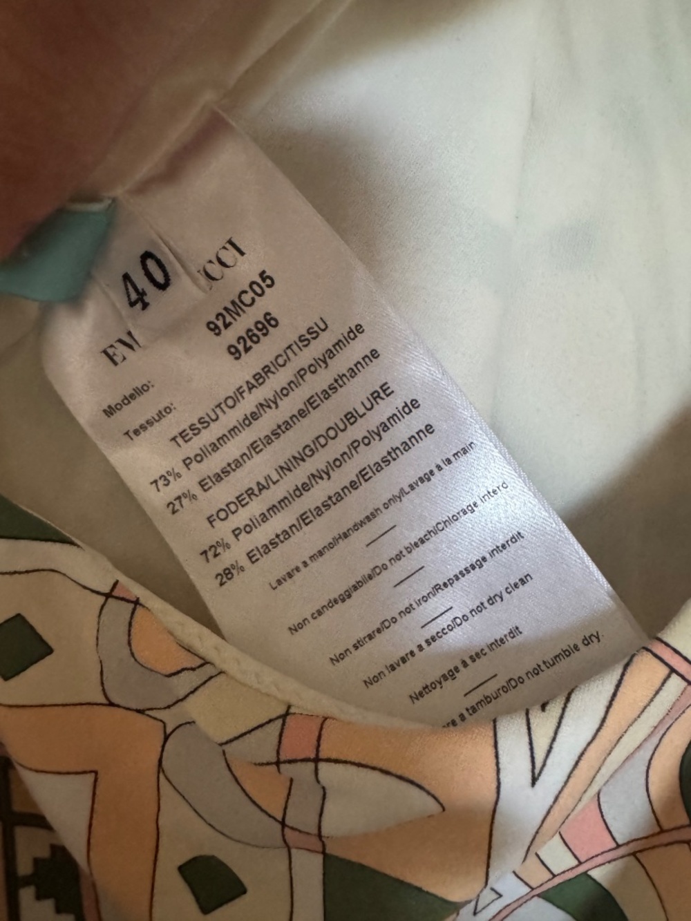 Emilio Pucci one piece bathing suit - Picture 7 of 10